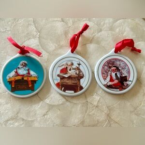 Set Of 3 Vintage Collectible Xmas Ornament (1995-96- 98 JCPenny) New